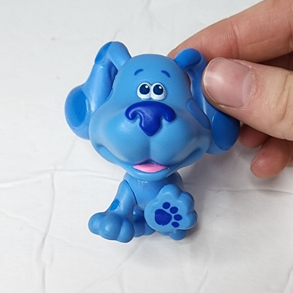 Nickelodeon Blue's Clues Cake Topper Blue Dog Figure 2“ Viacom Just Play 2019